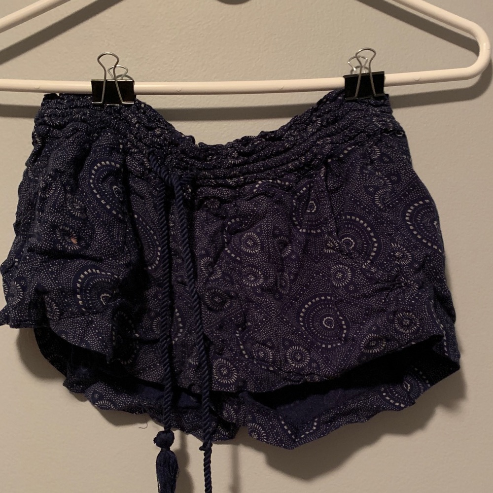 Roxy navy loose booty shorts